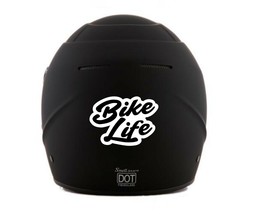 Helmet motorcycle car sticker bike life removable decal 1X pcs - £4.73 GBP