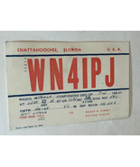 Vintage Ham Radio Card WN41PJ Chattahoochee Florida 1962 - $4.94