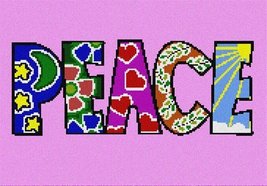Pepita Needlepoint Canvas: Peace Patterns, 10&quot; x 7&quot; - £41.55 GBP+