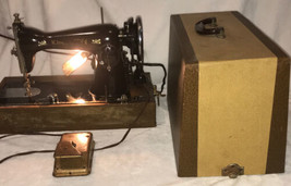 Kingston Sewing Machine NS 18906 Made In Japan With Original Case - $3,650.79 MXN