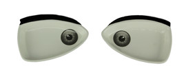 Black and White Ceramic Eyeball Serving Dishes Set of 2 - £12.06 GBP