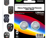 KEY FOB REMOTE Batteries (2) for 1997-2020 CHEVY TAHOE REPLACEMENT, FREE... - £3.81 GBP