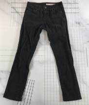 DKNY Jeans Womens 2L Black Mid Rise Skinny Long Cotton Blend - $16.69