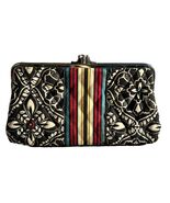 Vera Bradley Black/White Multi Color Clutch Hinge Wallet - €18,14 EUR