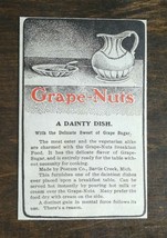 Vintage 1902 Grape Nuts Breakfast Cereal Battle Creek, MI Original Ad 1021 - $6.64