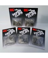 Officemate Paper Clips 150 Small #2 Lot of 5 Packages NEW Total 750 Silver - £14.95 GBP