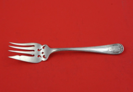 Newcastle by Gorham Sterling Silver Cold Meat Fork Pierced 7 1/8&quot; Serving - £84.88 GBP