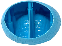 Barbie Dream House Doll House Blue Plastic Beanbag Chair Replacement - 4" Tall image 4