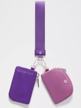 Lululemon Dual Pouch Wristlet College Purple/Mystic~NWT~FAST USPS SHIP - $1,436.29 MXN
