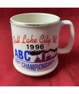 VTG Bowling Coffee Tea Mug Cup ABC 1996 Salt Lake City Utah 93rd Champio... - $374.72 MXN