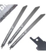 Carbide Reciprocating Saw Blade 12" x3 Pk Drywall Hardie Board Fiberglass Cement - $19.79