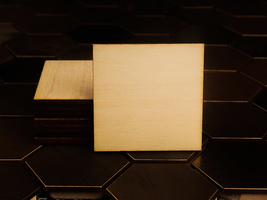 1pcs | Wooden Square 8&quot; / 20cm | Laser cut squares for DIY, wood craft - $3.33