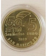 NEW 2019 SAN MARINO 5 EURO COIN  MINT BU UNC COIN IN CAPSULE - $27.66