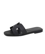 Helena | 5116 Wo’s Textured Vegan Leather Fashion Trendy Flat Mules Slid... - $816.34 MXN
