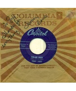 TOMMY SANDS autographed “Teenage Crush” 45 rpm record sleeve 	+ color 8x... - $458.41 MXN