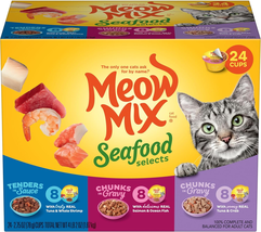 Seafood Selects Wet Cat Food Variety Pack, 2.75 Ounce (Pack of 24) - $36.62