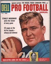 Dell Pro Football Annual #1 1958-Bobby Layne-Frank Gifford-NFL-CFL-VF - £134.57 GBP