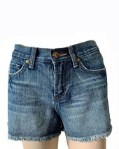 7for all Mankind blue ripped denim  shorts 27-xs - $95.00