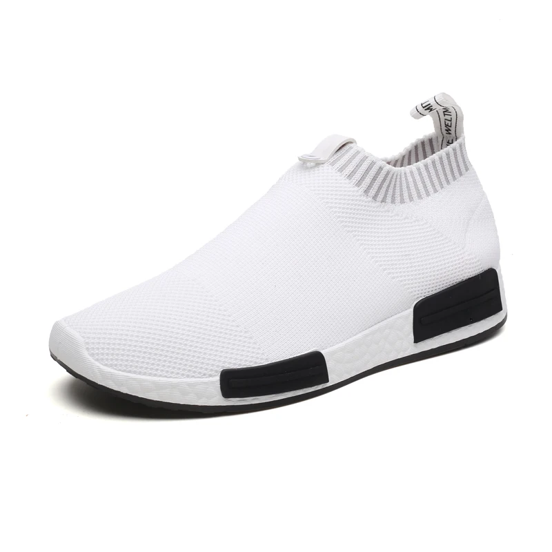 Men&#39;s Slip on Sock Sneakers Breathable Mens Shoes 38-47 Super Light Men Walking  - £27.28 GBP