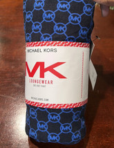 Michael Kors Mens MK Logo Pajama Lounge Pants Sz L New With Tags Blue - $29.95