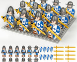 Custom Medieval Europe Knigths Army Set B x12 Minifigure Lot - $18.89