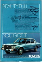 Toyota Corona 1977 Automobile Magazine Ad Print Design Advertising - £26.33 GBP