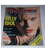 Billy Idol Rock Express Magazine Vintage 1987 Iggy Pop Bon Jovi Don Johnson - £23.59 GBP