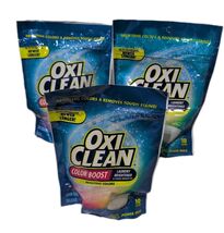 Oxi Clean Color Boost Laundry Brightener &amp; Stain Remover Packs Lot 3X 10... - $49.99