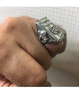 Native American Indian chief Ingot ring Sterling Silver - $186.62 CAD