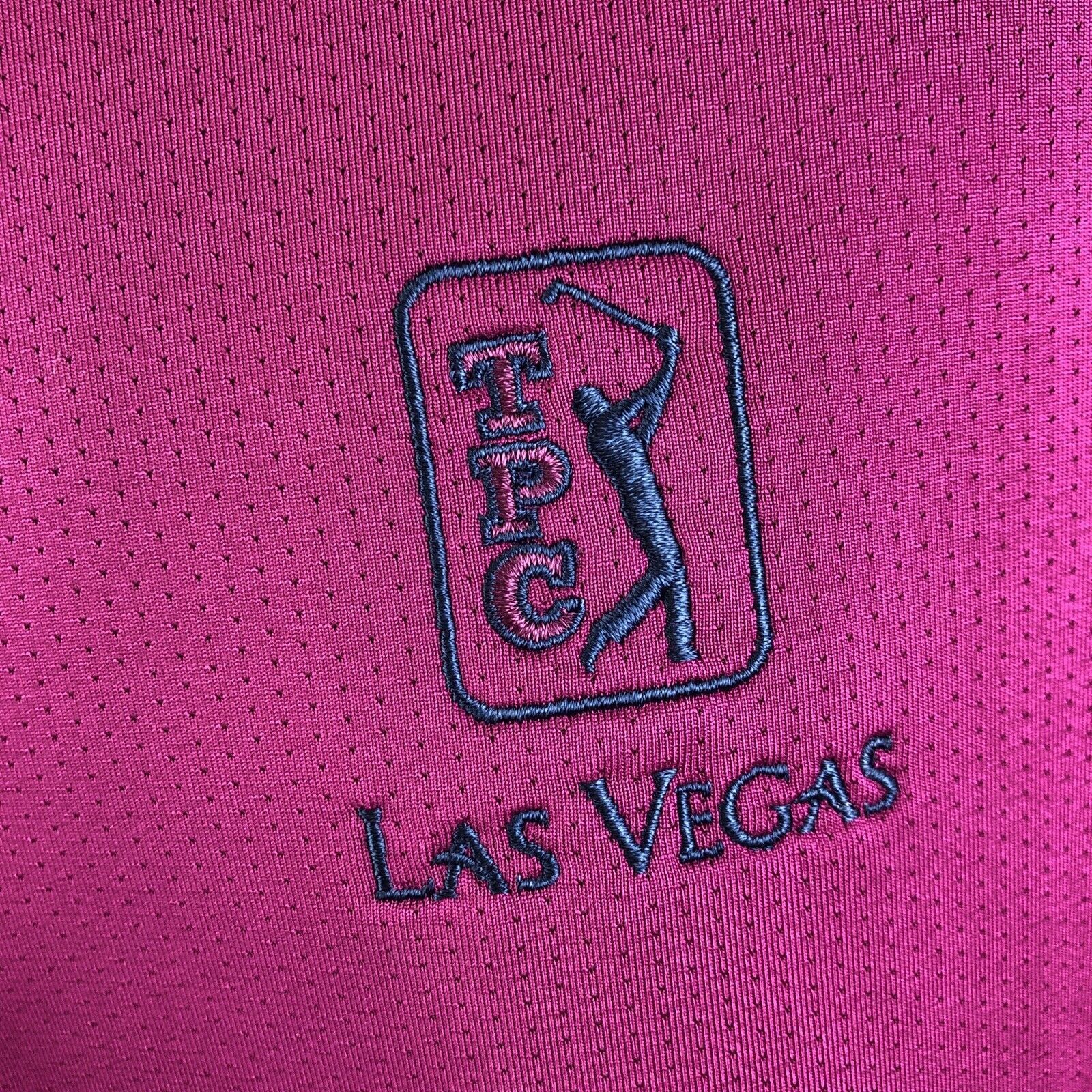 Primary image for Adidas Climacool Mens Golf Shirt XL The Players Course TPC Las Vegas Fuchsia VGC