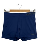 Nike Pro Dri Fit Compression Shorts Womens Large Blue Athletic Training ... - $19.79