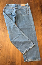 Levis 505 Jeans Mens 38x30 Blue Denim Straight Regular Fit - £23.52 GBP