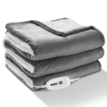 Electric Heated Blanket Size 72&quot; x 84&quot; Warm &amp; Throw blankets - £71.76 GBP