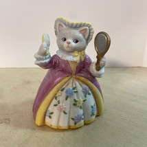 Kitty Cucumber Priscilla Stepping Out B  Shackman Schmid 1988 Figurine Cat - £10.07 GBP