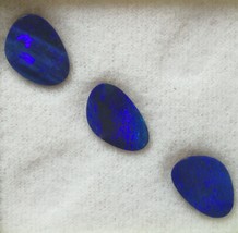 Natural Doublet Opal Sheen Play of Colors Australian VVS Clarity Loose Gemstone - £111.60 GBP