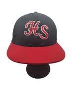 &quot;HS&quot; Red Black Fitted Hat PTS 20 LG XL - £6.93 GBP