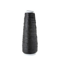 MISSONI HOME By Richard Ginori Vase Tall Rocca Porcelain Black Size 11&quot; - £184.56 GBP