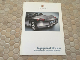 PORSCHE OFFICIAL BOXSTER &amp; BOXSTER S TEQUIPMENT BROCHURE 2005 USA EDITION - $24.95