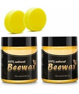 2X Wood Seasoning Beewax Natural Traditional Beeswax Polish Wood Furnitu... - $266.85 MXN