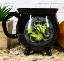 Wicca Sabbats Wheel of The Year Mabon Dragon Heat Color Changing Cauldro... - £19.74 GBP