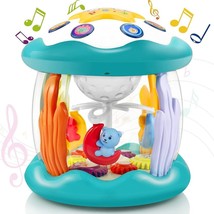 Baby Toys 6 to 12 Months Light Up Baby Musical Toys Projector Rotating Learning - £27.39 GBP