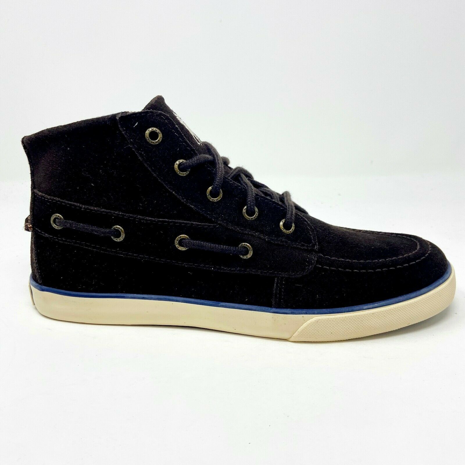 Polo Ralph Lauren Coast Mid Chocolate Brown Kids Casual Shoes 91342 - $29.95