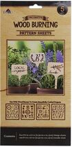 Plaid: Craft Plaid Wood Burning Pattern Sheet 5/Pkg-Outdoor - €12,41 EUR