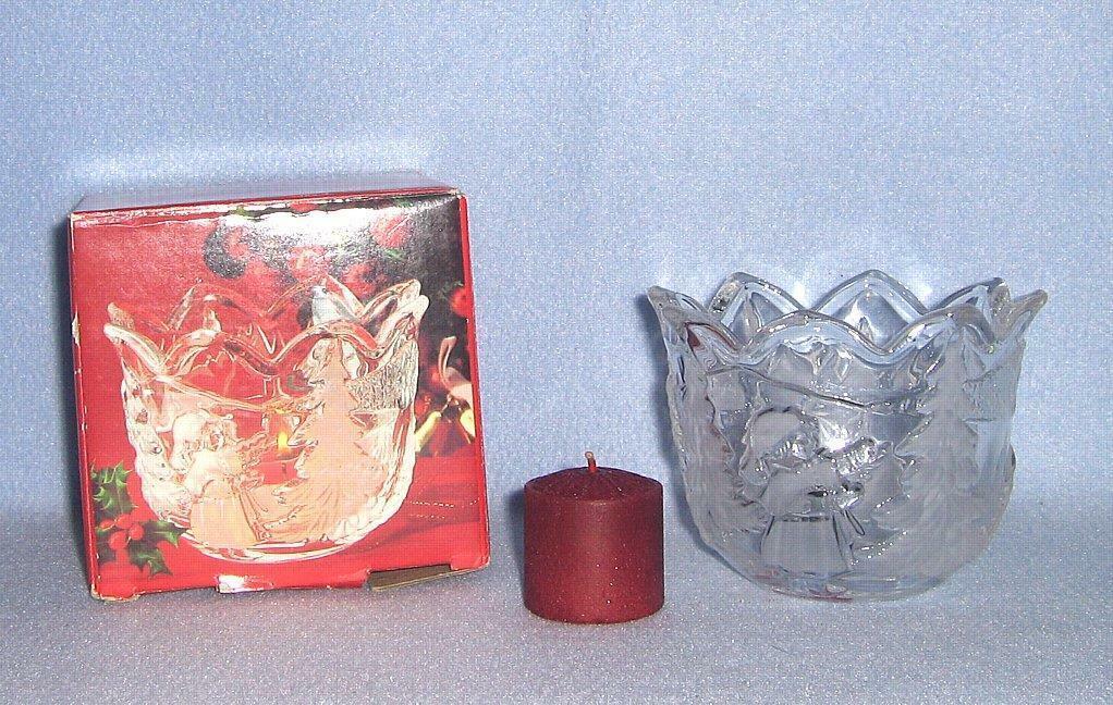 Mikasa Christmas Story Votive Candle Holder SA 600/594 New in Box - $6.00