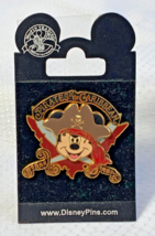 2007 Official Disney Trading Pin Pirates of the Caribbean Mickey Mouse Pinback - £23.94 GBP