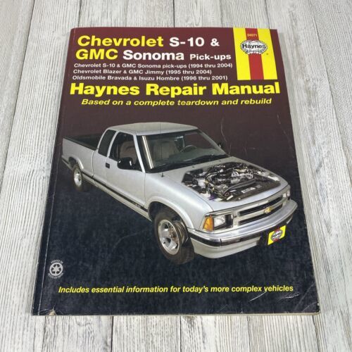 HAYNES Chevy S-10 GMC Sonoma 1994-2004 BLAZER & GMC JIMMY Repair Manual 24071 - $9.69