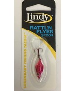 Lindy Rattl&#39;n Flyer Spoon 1/16 OZ Scarlet FJ2120-RARE VINTAGE SHIPS N 24... - €8,10 EUR