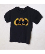 Batman T-Shirt Boys Size 7 Short Sleeve Graphic Black - Size Is An Estimate - £5.19 GBP