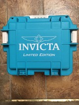 Invicta 3 Slot Watch Case Blue Sturdy Case Collectible Edition - $44.99