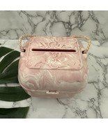 Hommer MFG Vintage Cats Yarn Caddy Storage Box Pastel Pink Plastic Craft - $28.70